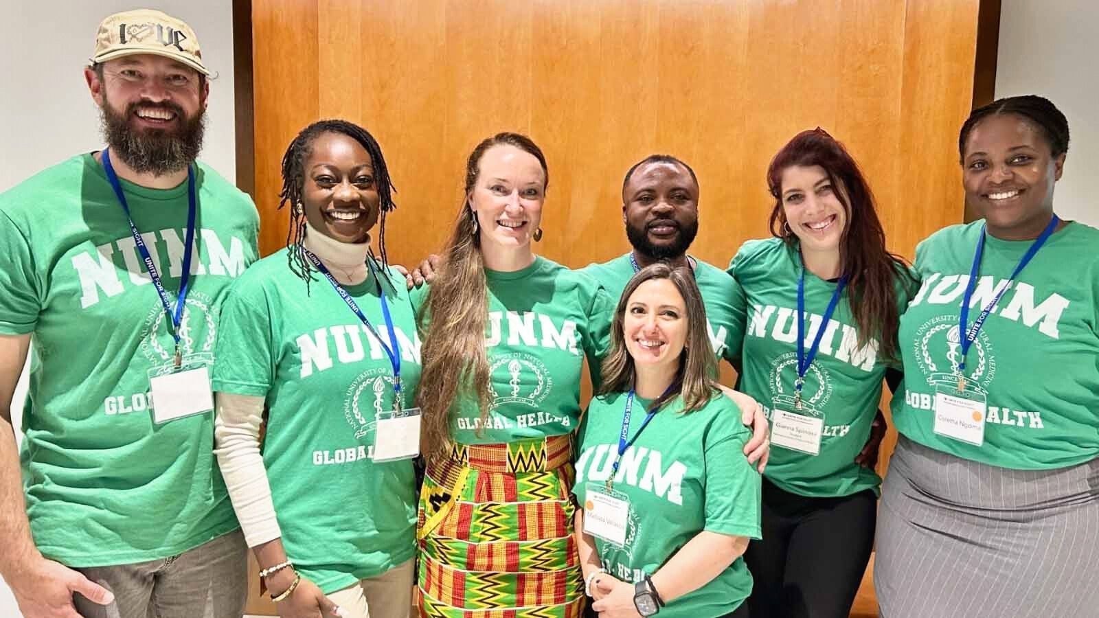 NUNM Global Health students at GHIC