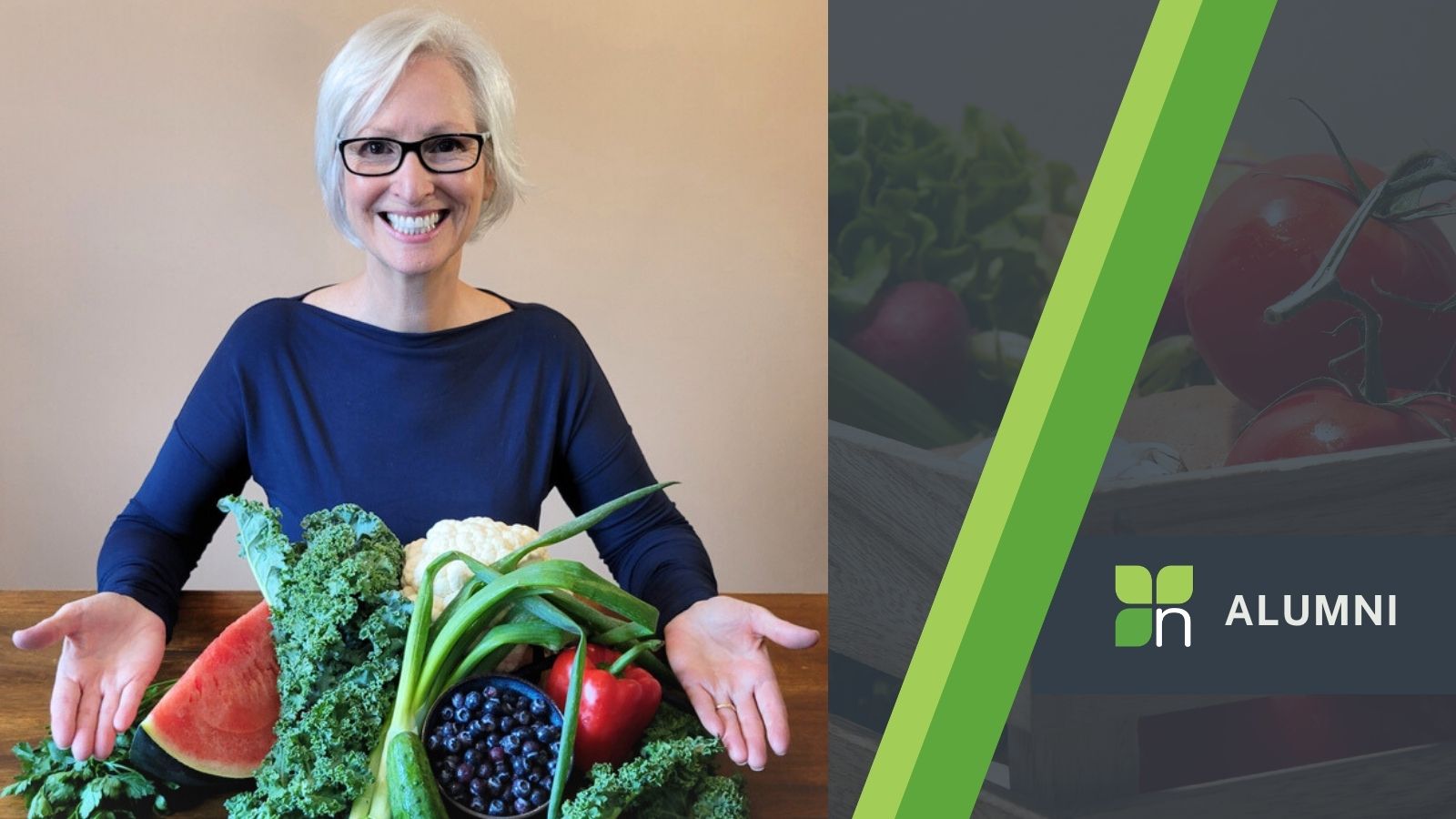 Katherine Ferruzzi with whole foods