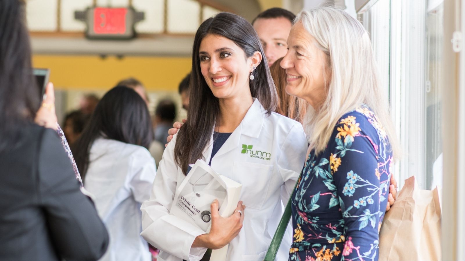 Naturopathic medicine students at white coat ceremony