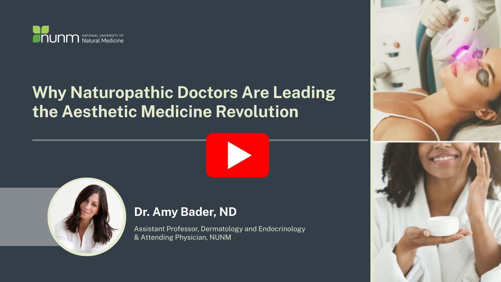 Aesthetic Medicine webinar graphic